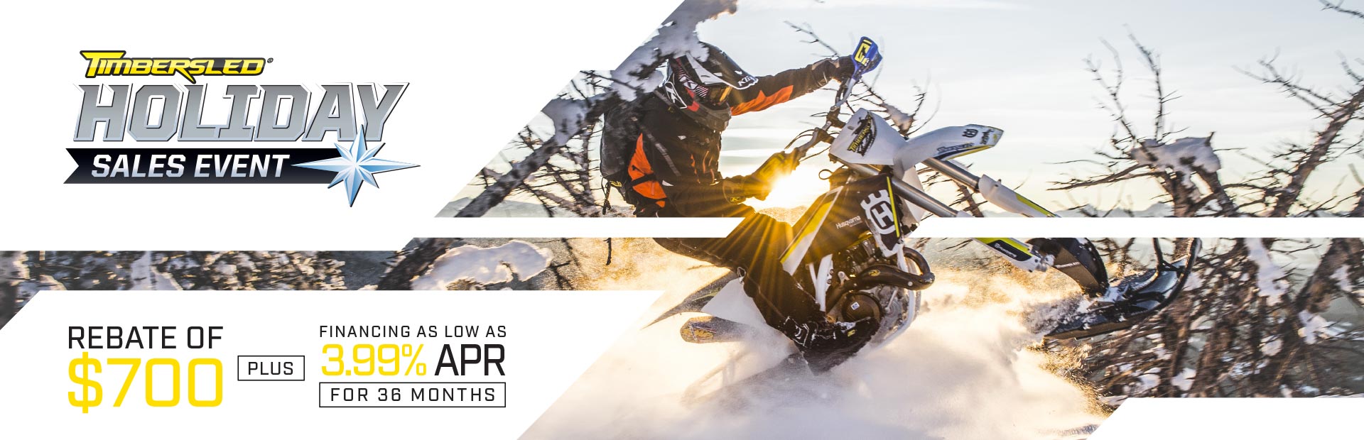 Timbersled: Timbersled Holiday Sales Event